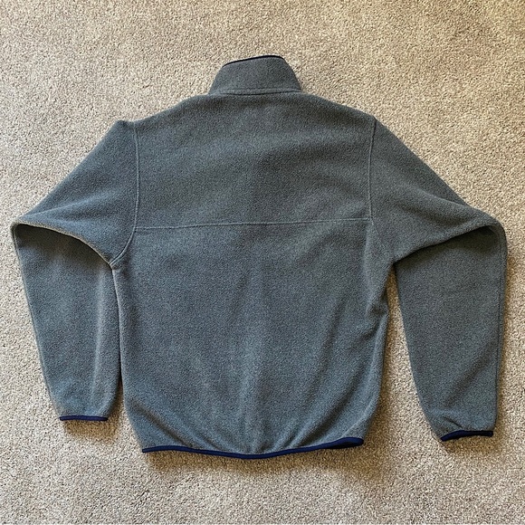 🎉Patagonia Vail Synchilla Snap-T Fleece Pullover, Men’s Size Small, Grey/… - Picture 5 of 6